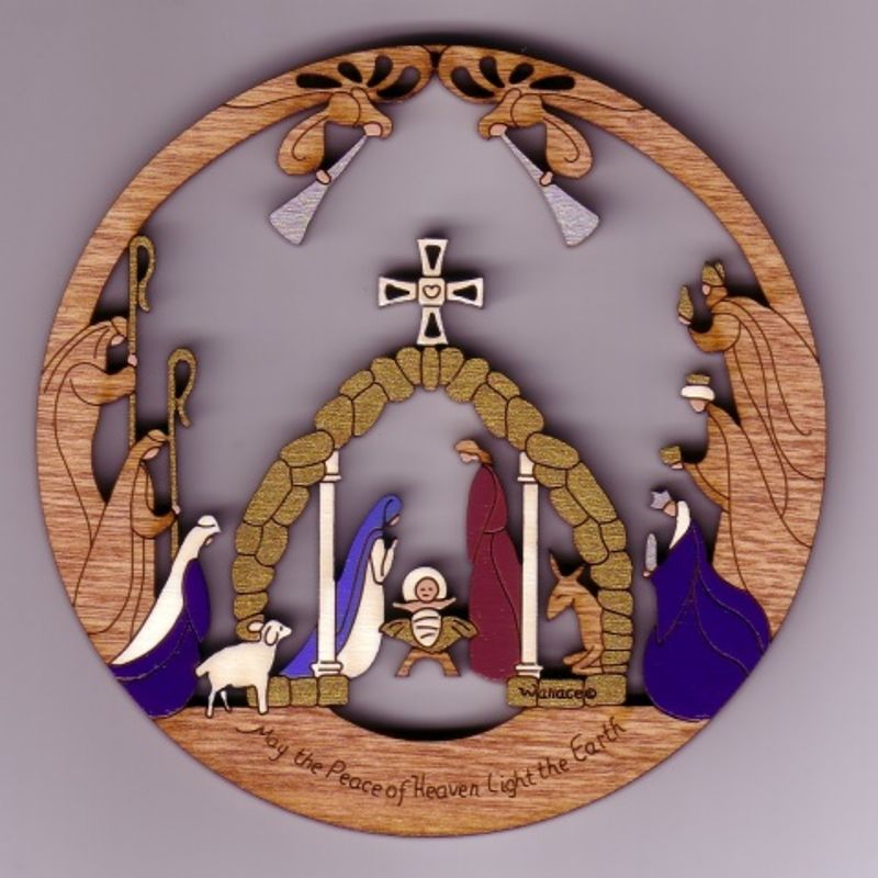 Round Nativity #099